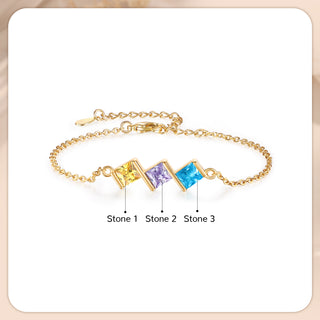 Custom Birthstone Bracelet
