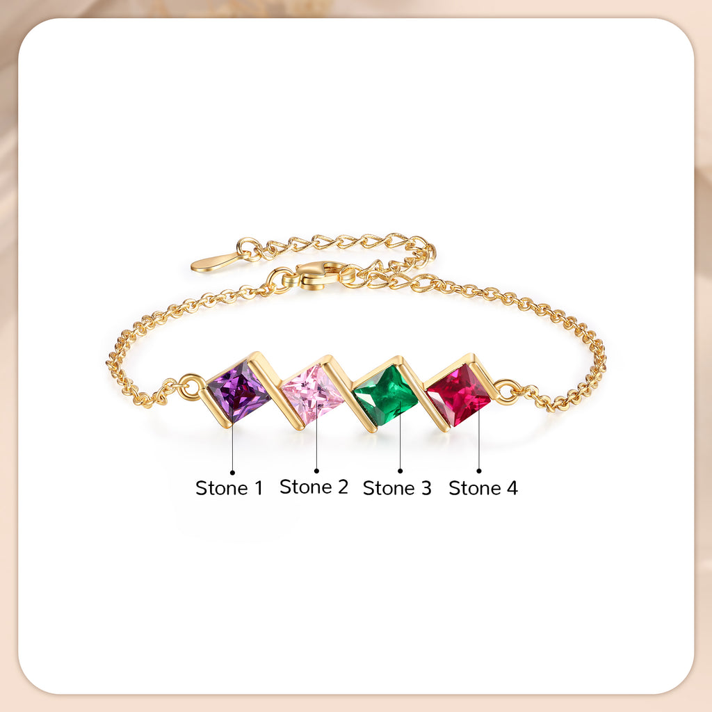 Custom Birthstone Bracelet