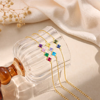 Custom Birthstone Bracelet