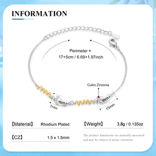 Custom Birthstone Foot Bracelet