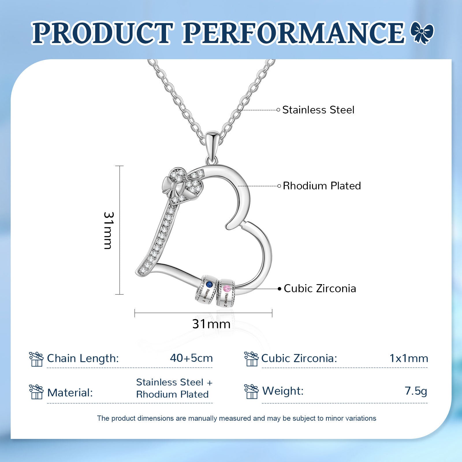 Custom Birthstone Necklace