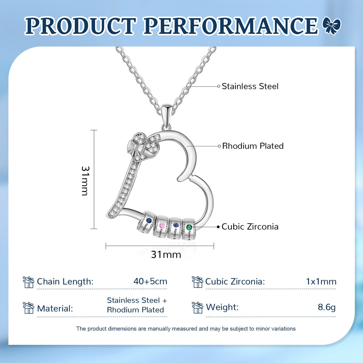 Custom Birthstone Necklace