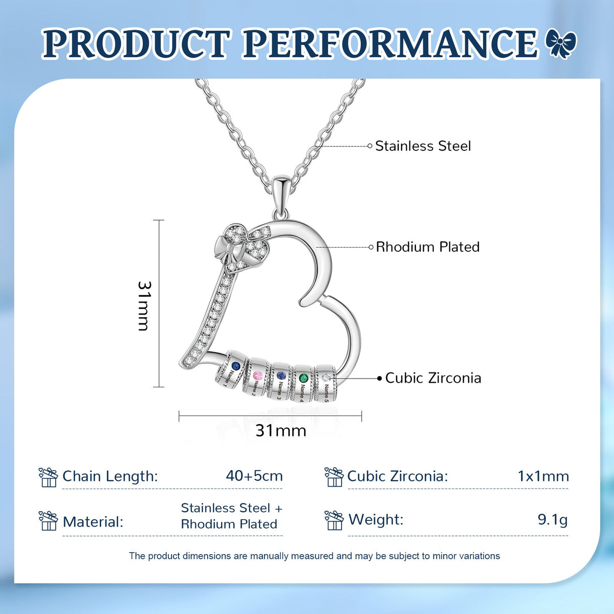 Custom Birthstone Necklace