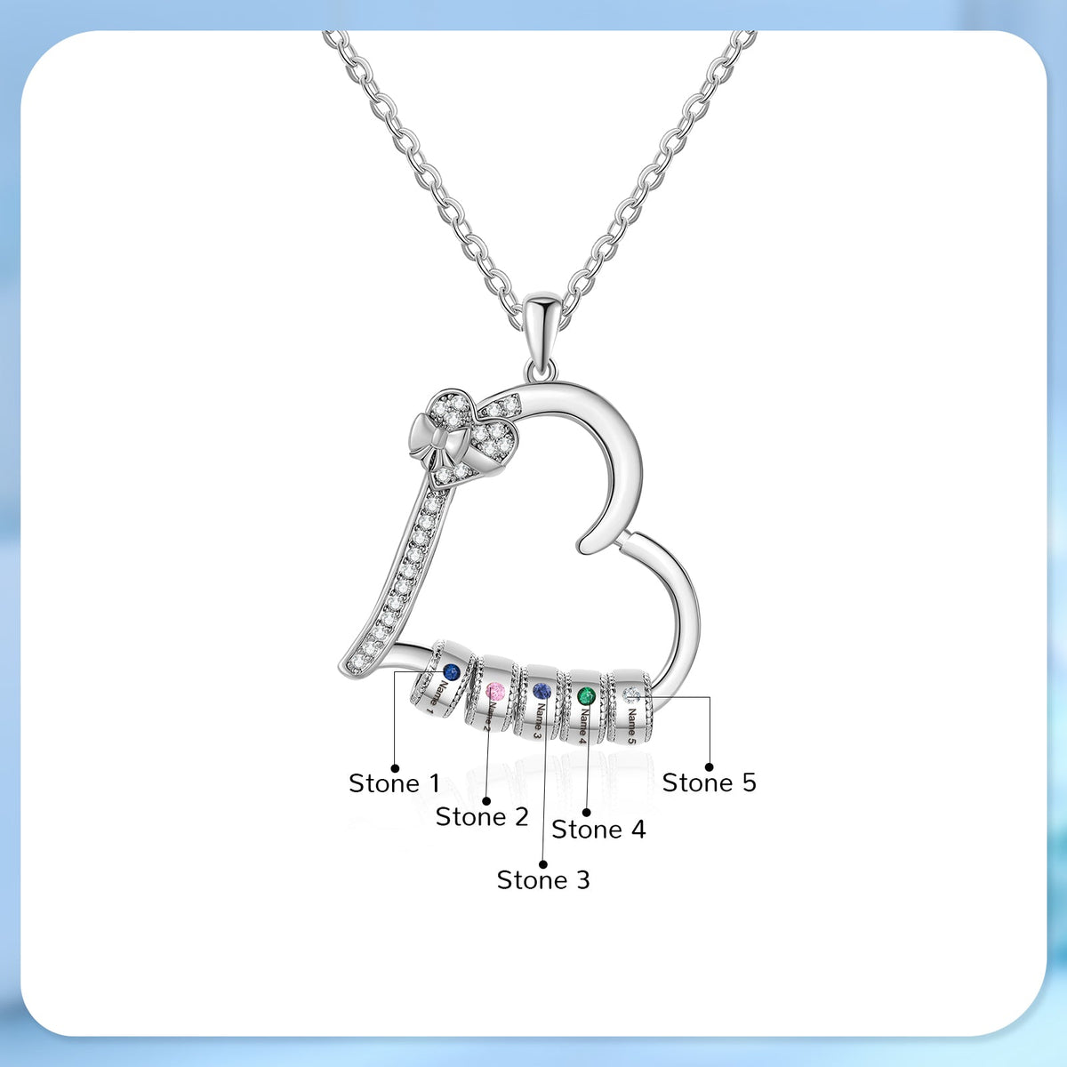 Custom Birthstone Necklace