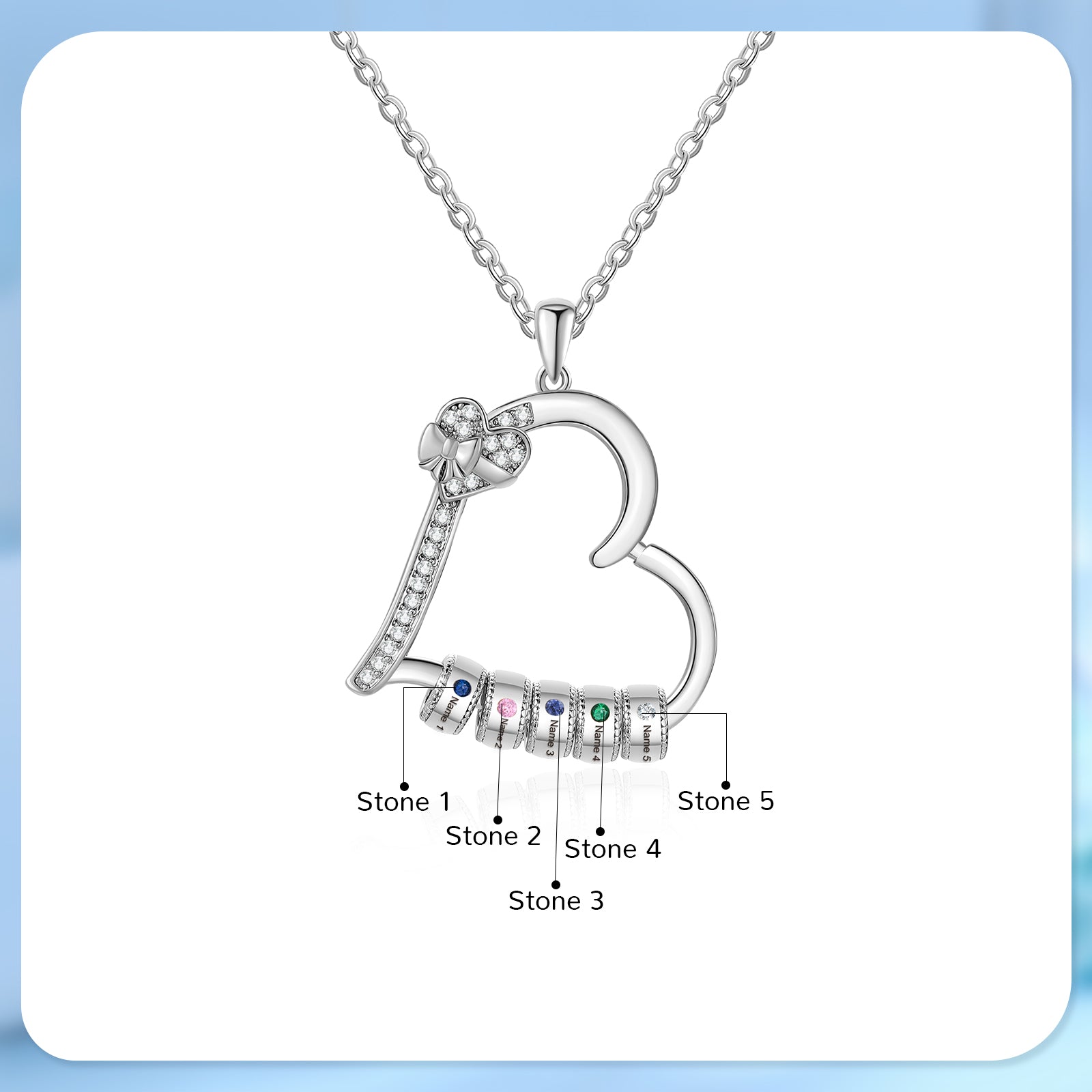 Custom Birthstone Necklace