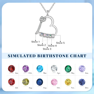 Custom Birthstone Necklace