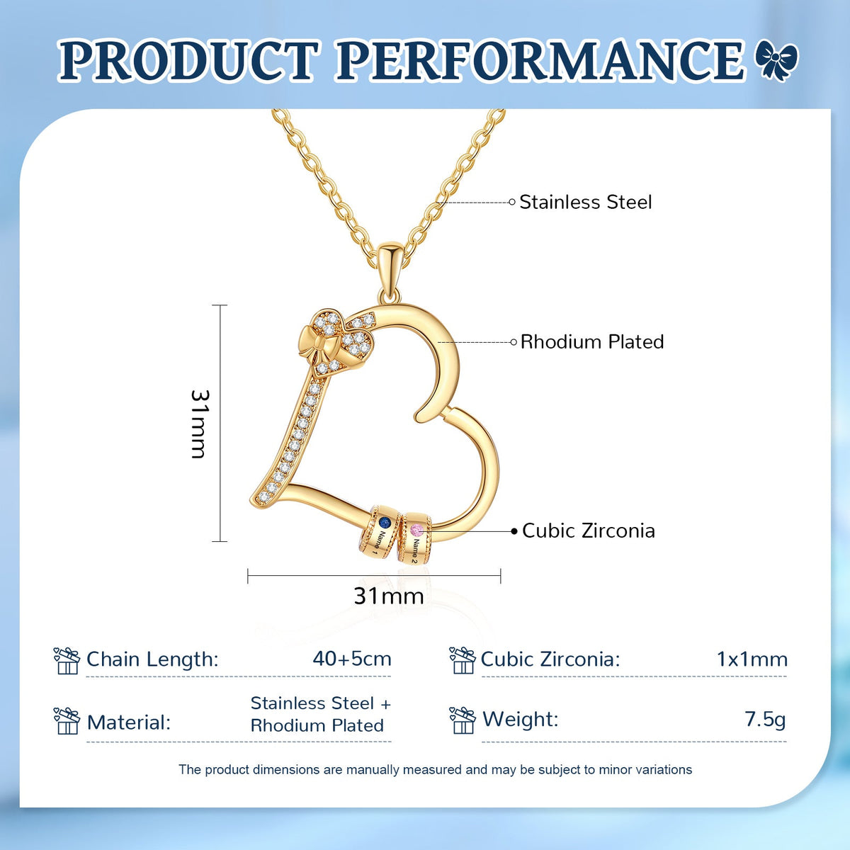 Custom Birthstone Necklace