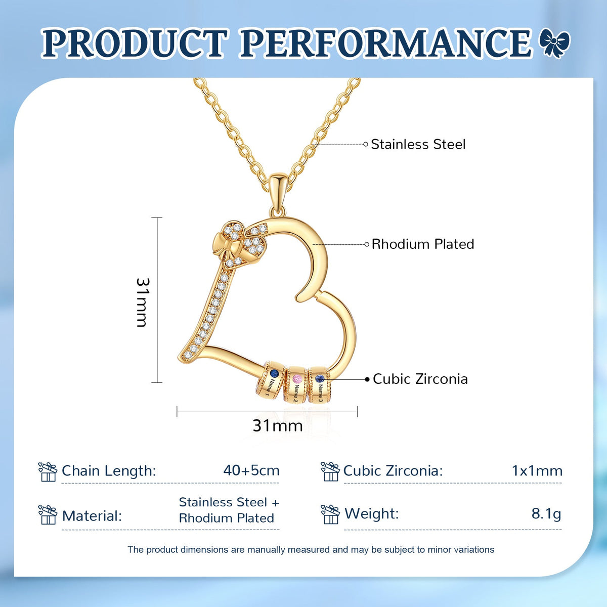 Custom Birthstone Necklace