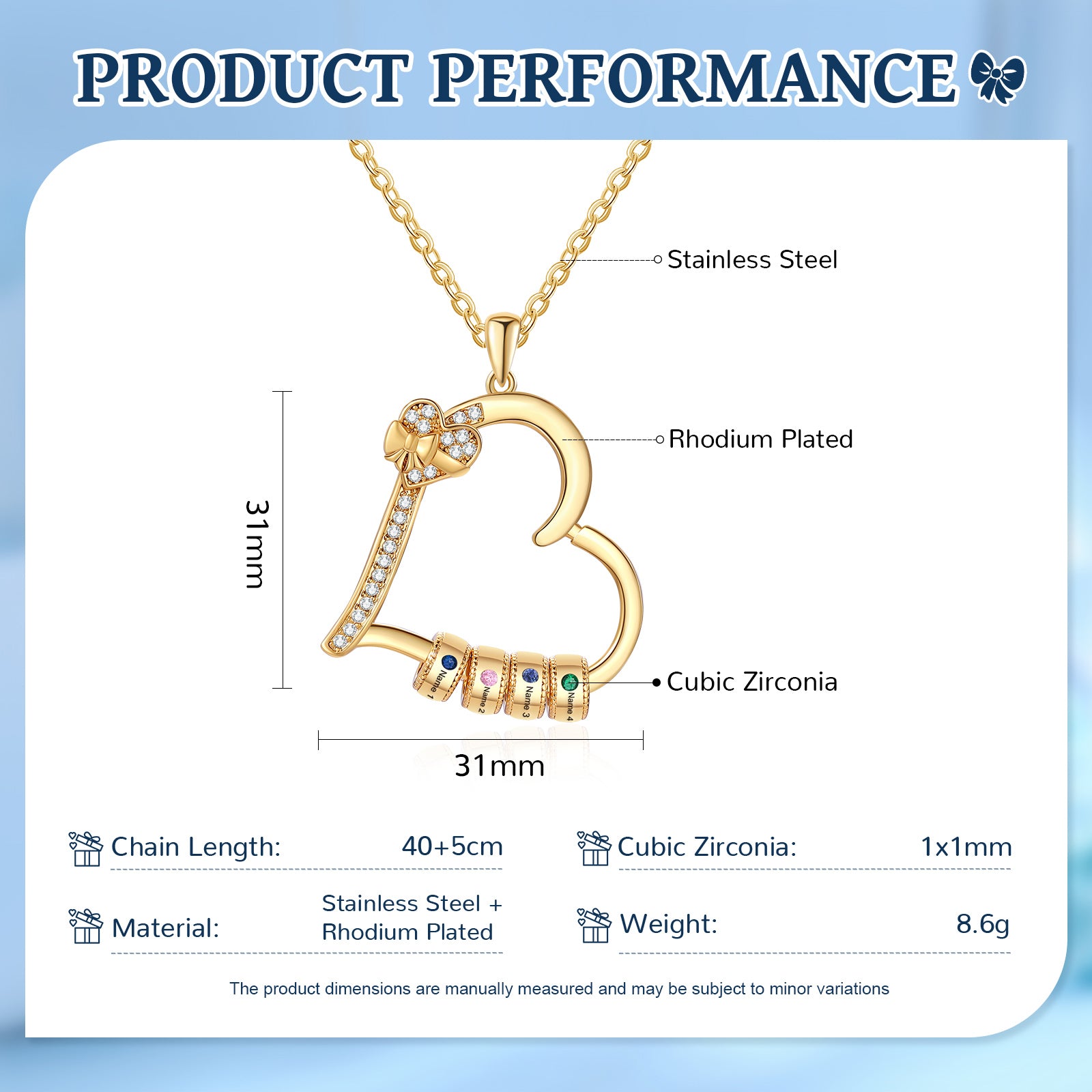Custom Birthstone Necklace