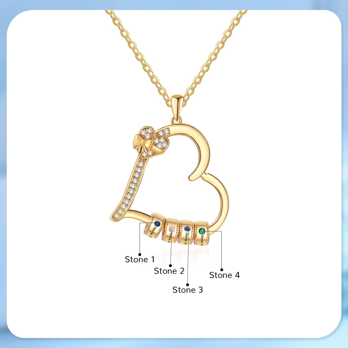 Custom Birthstone Necklace