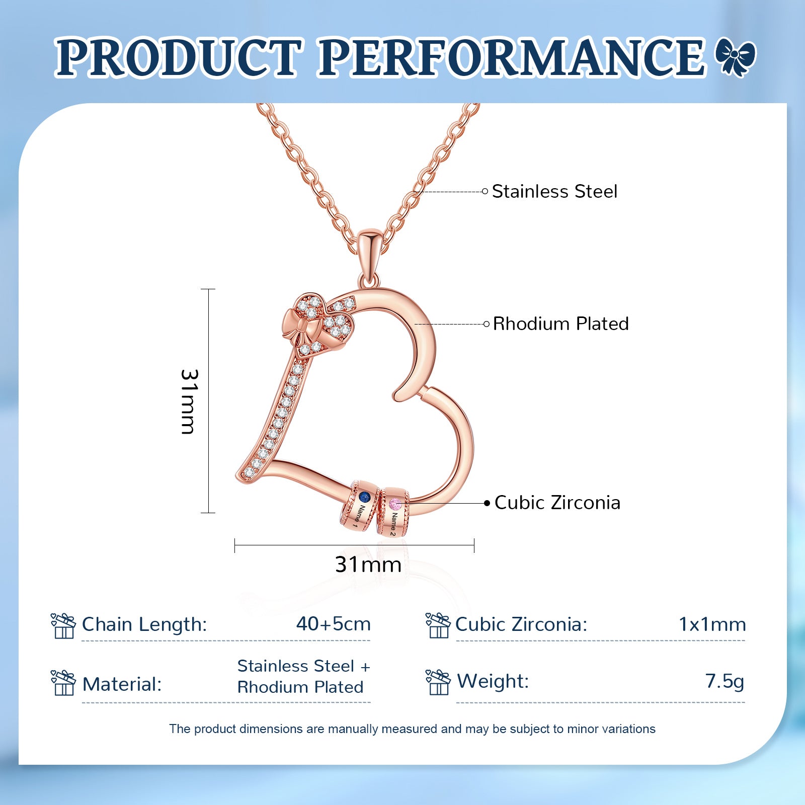 Custom Birthstone Necklace