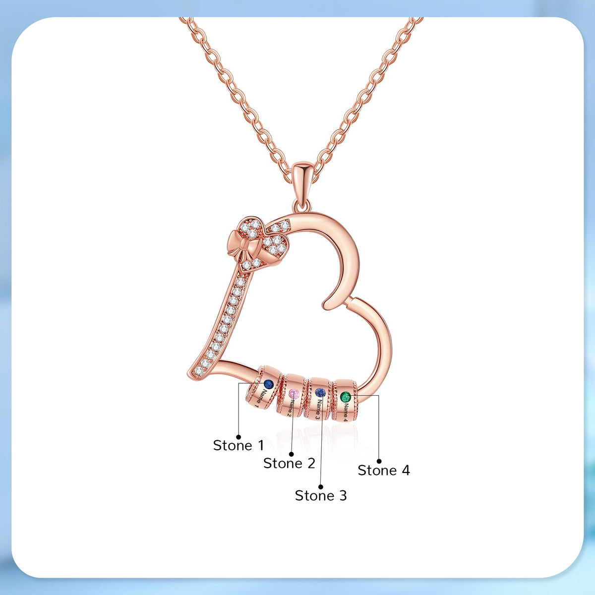 Custom Birthstone Necklace