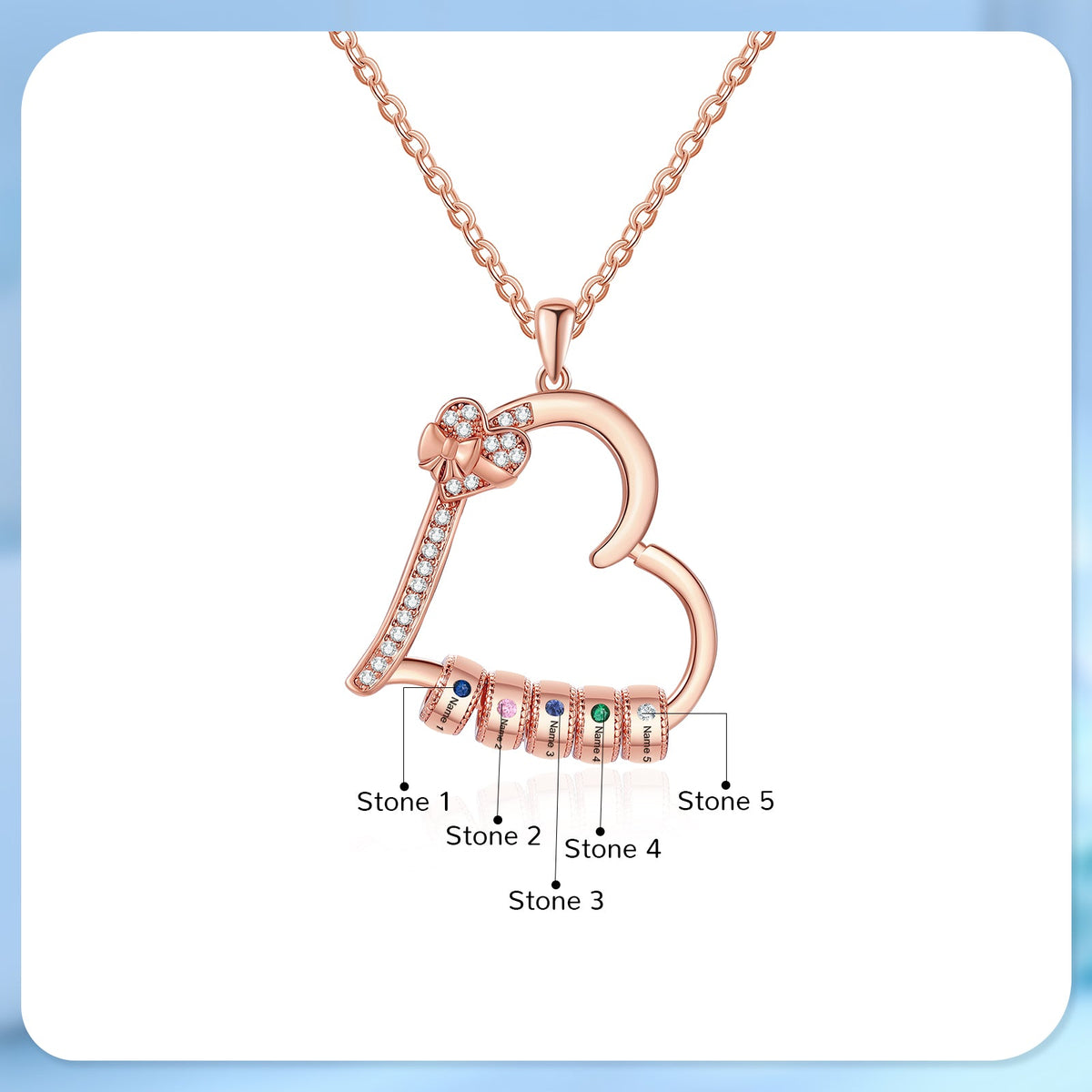 Custom Birthstone Necklace