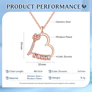 Custom Birthstone Necklace