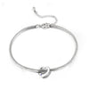 Personalized Birthstone Engraved Name Anklet