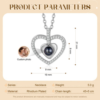 Custom Photo Projection Necklace