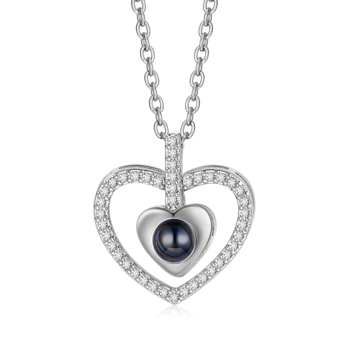 Custom Photo Projection Necklace