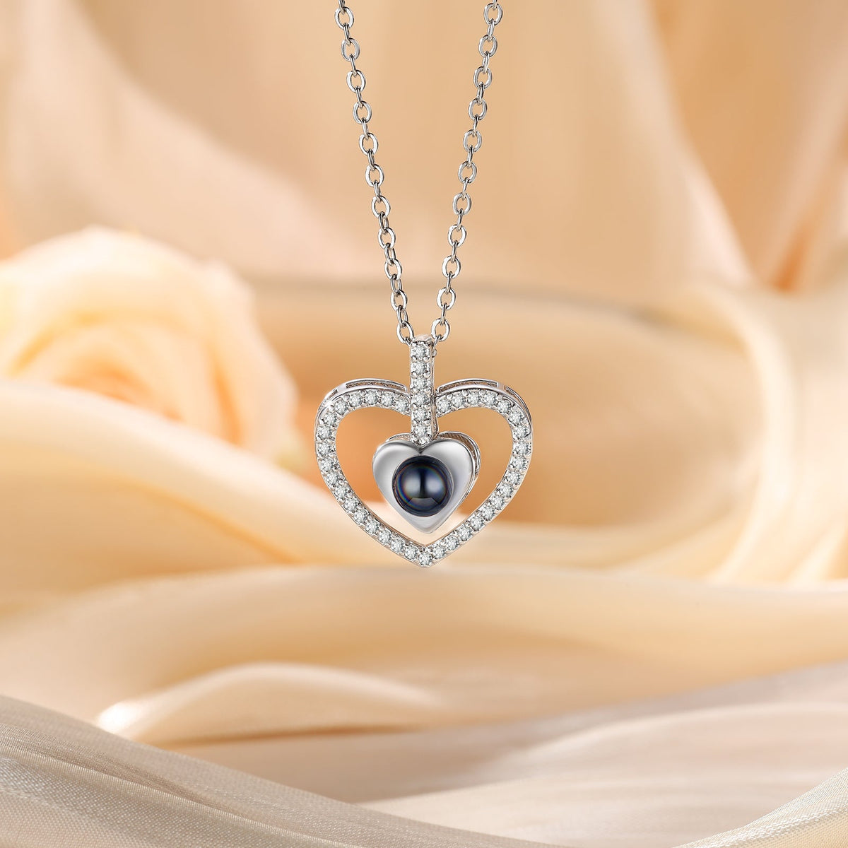 Custom Photo Projection Necklace