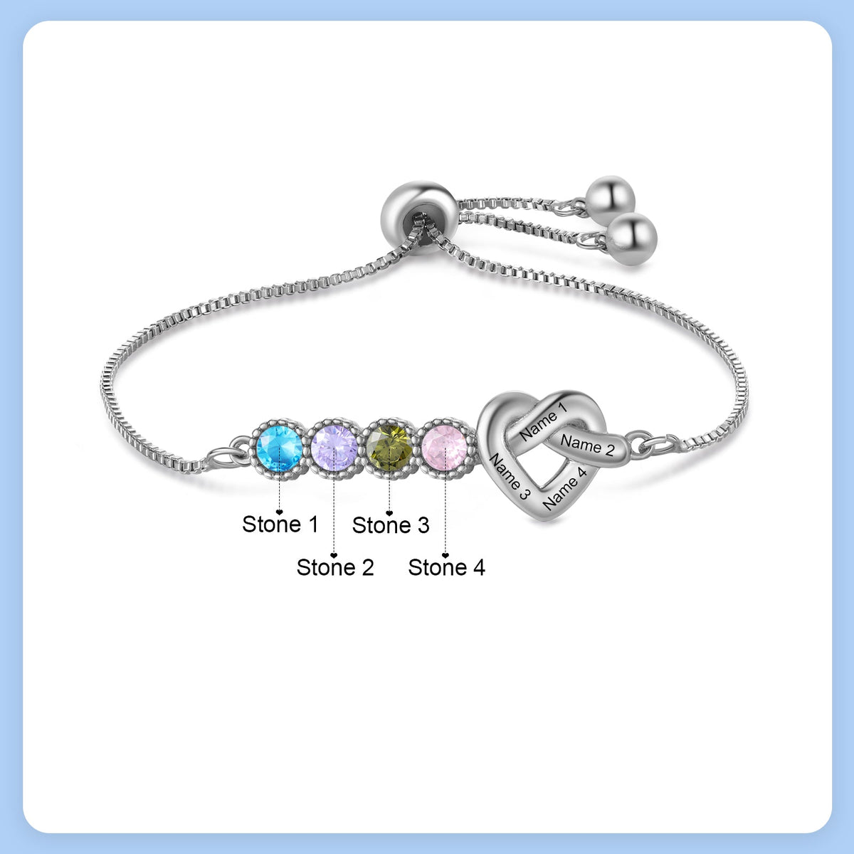 Customer Birthstone Bracelet