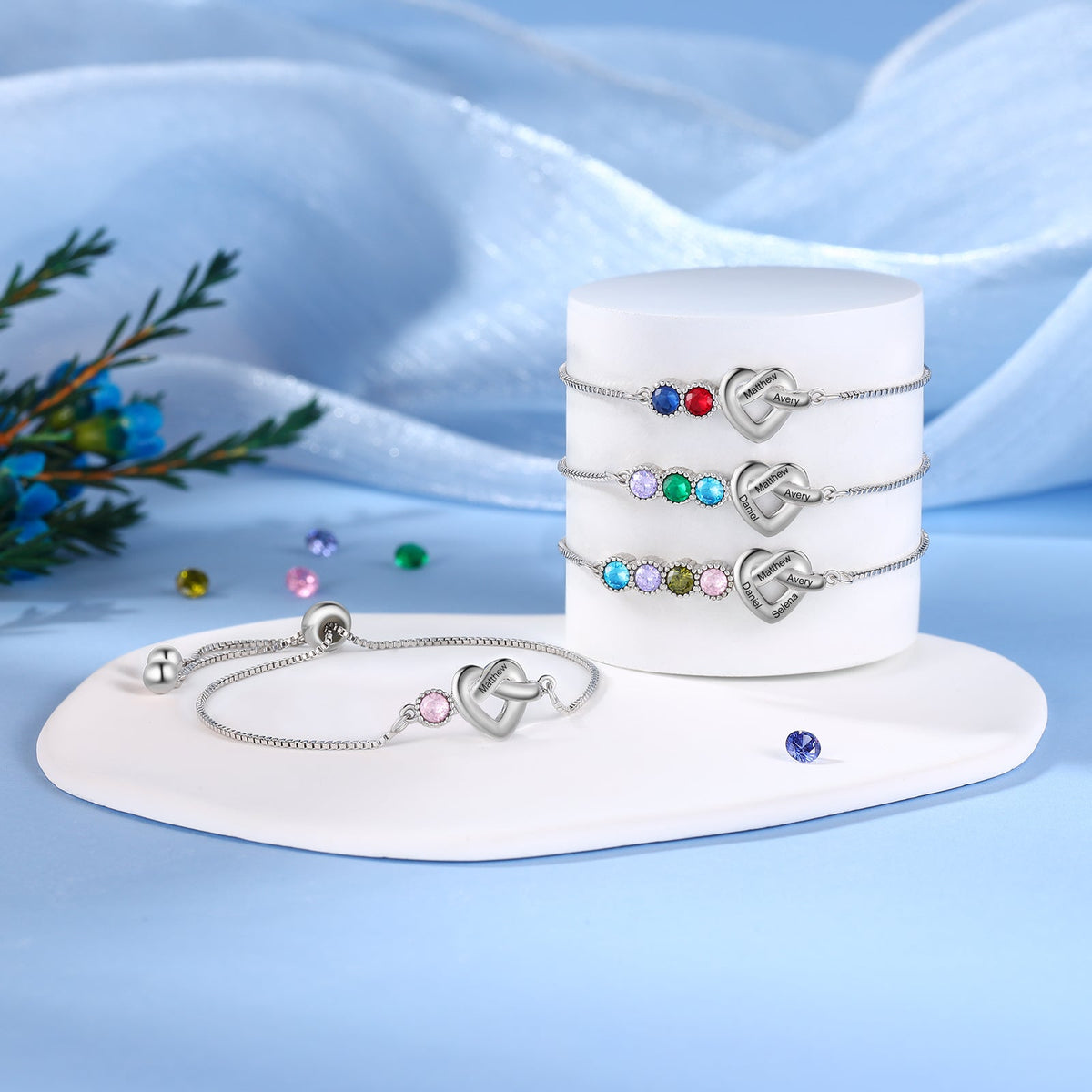 Customer Birthstone Bracelet