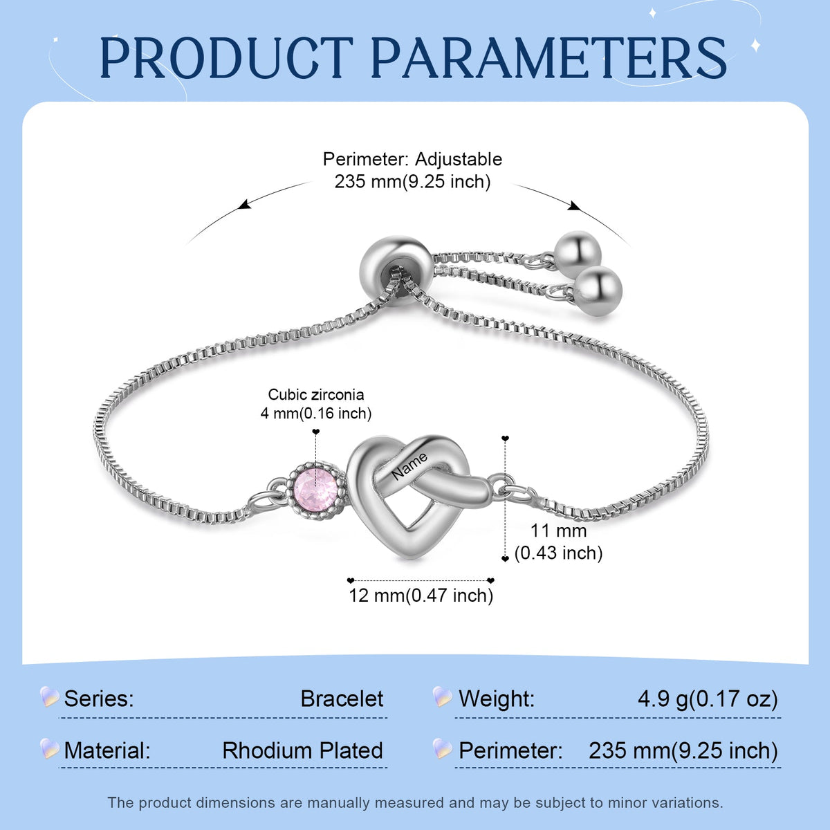 Customer Birthstone Bracelet