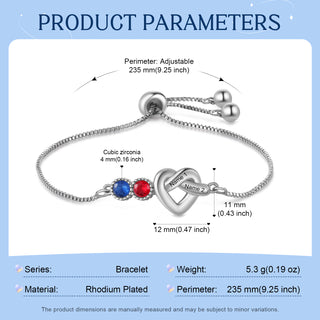 Customer Birthstone Bracelet