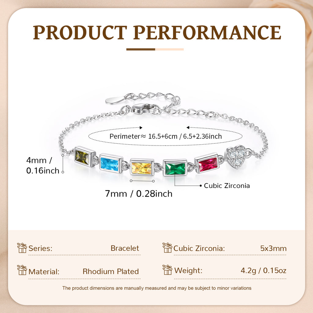 Customer Birthstone Bracelet