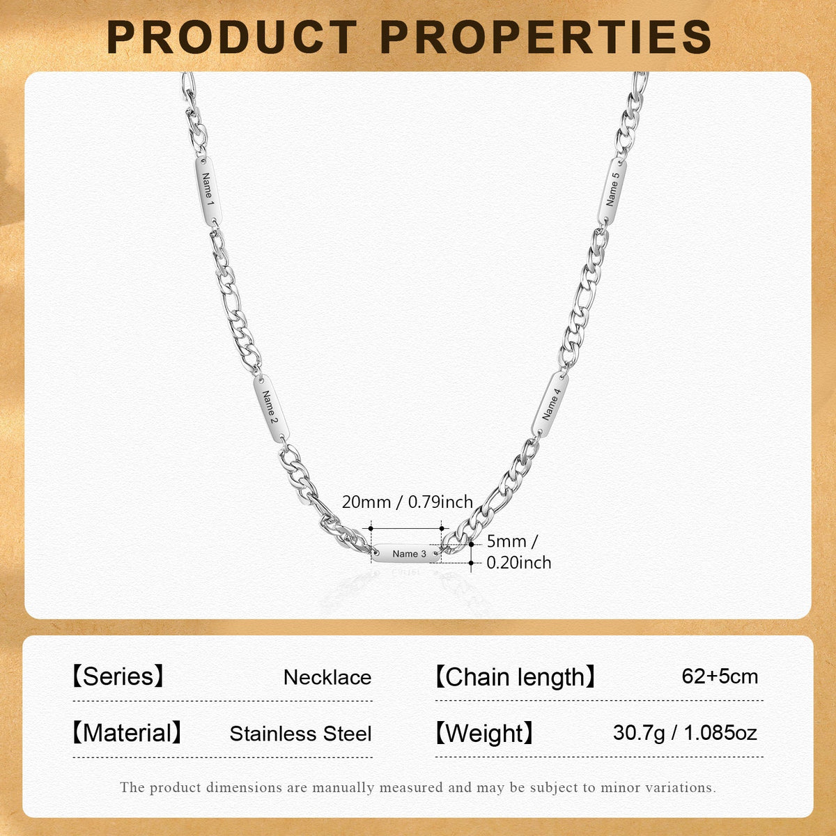 Custom Name Men's Necklace