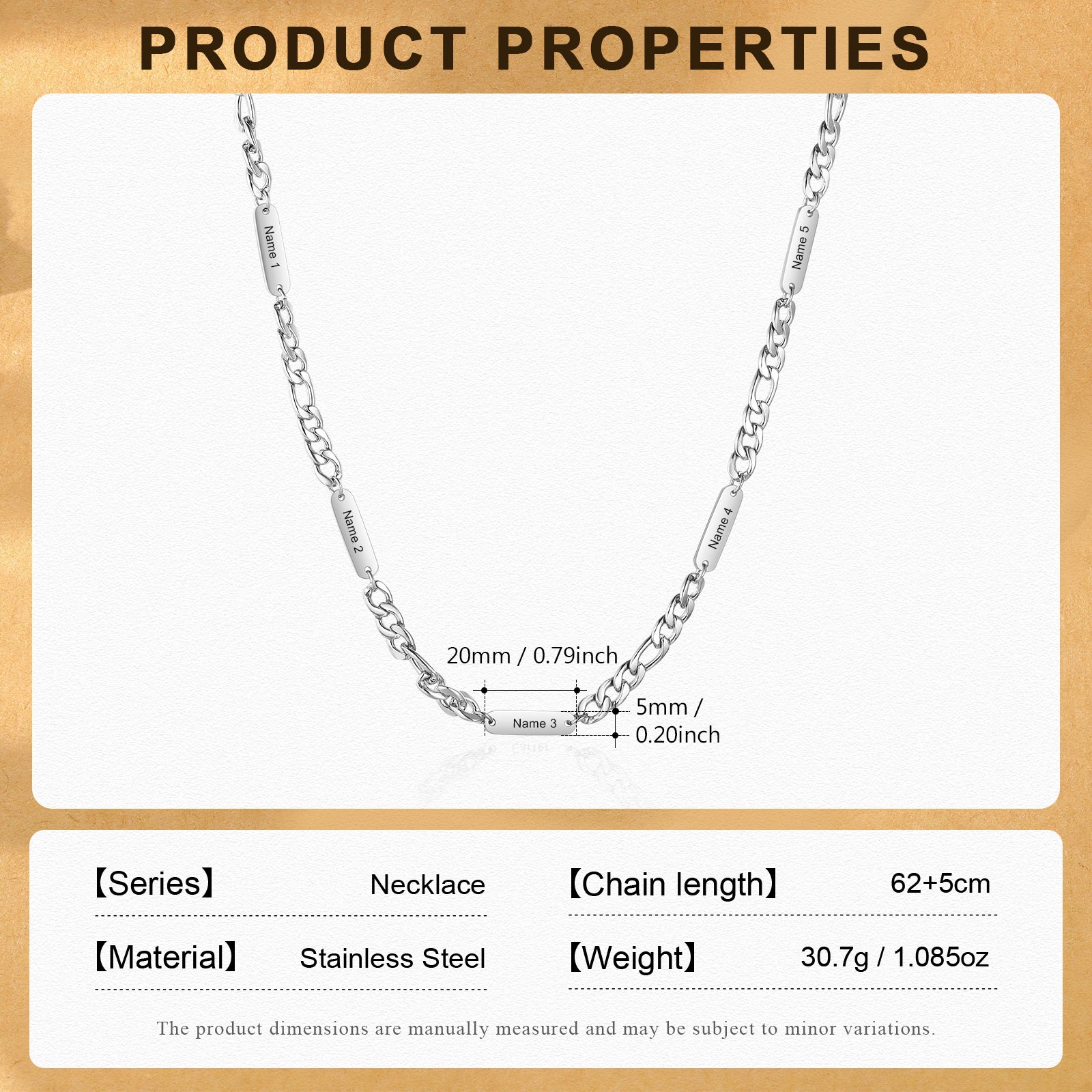 Custom Name Men's Necklace