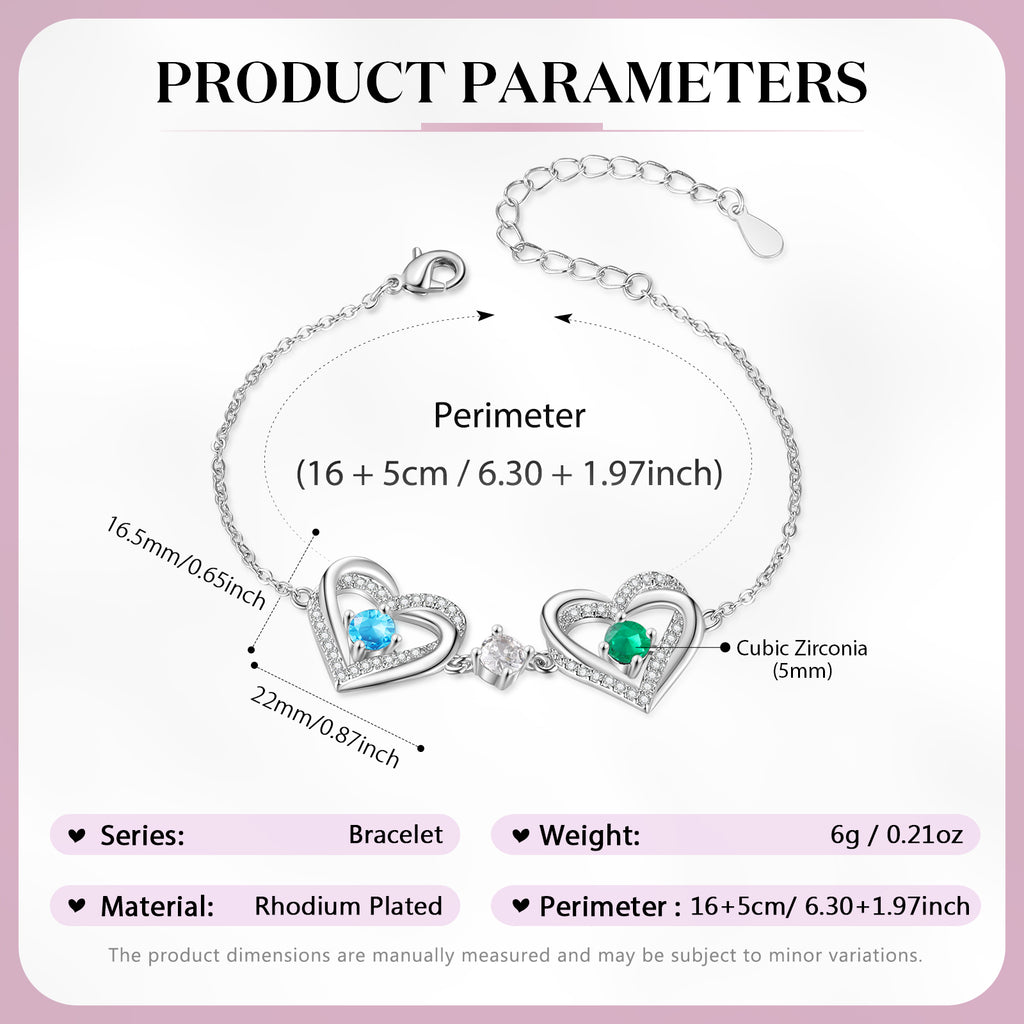 Customer Birthstone Bracelet