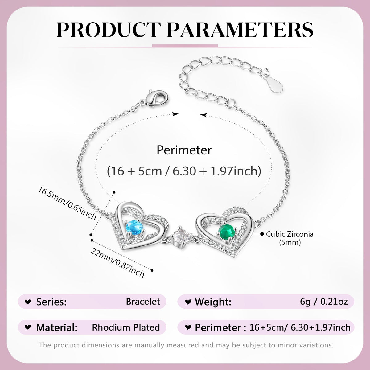 Customer Birthstone Bracelet