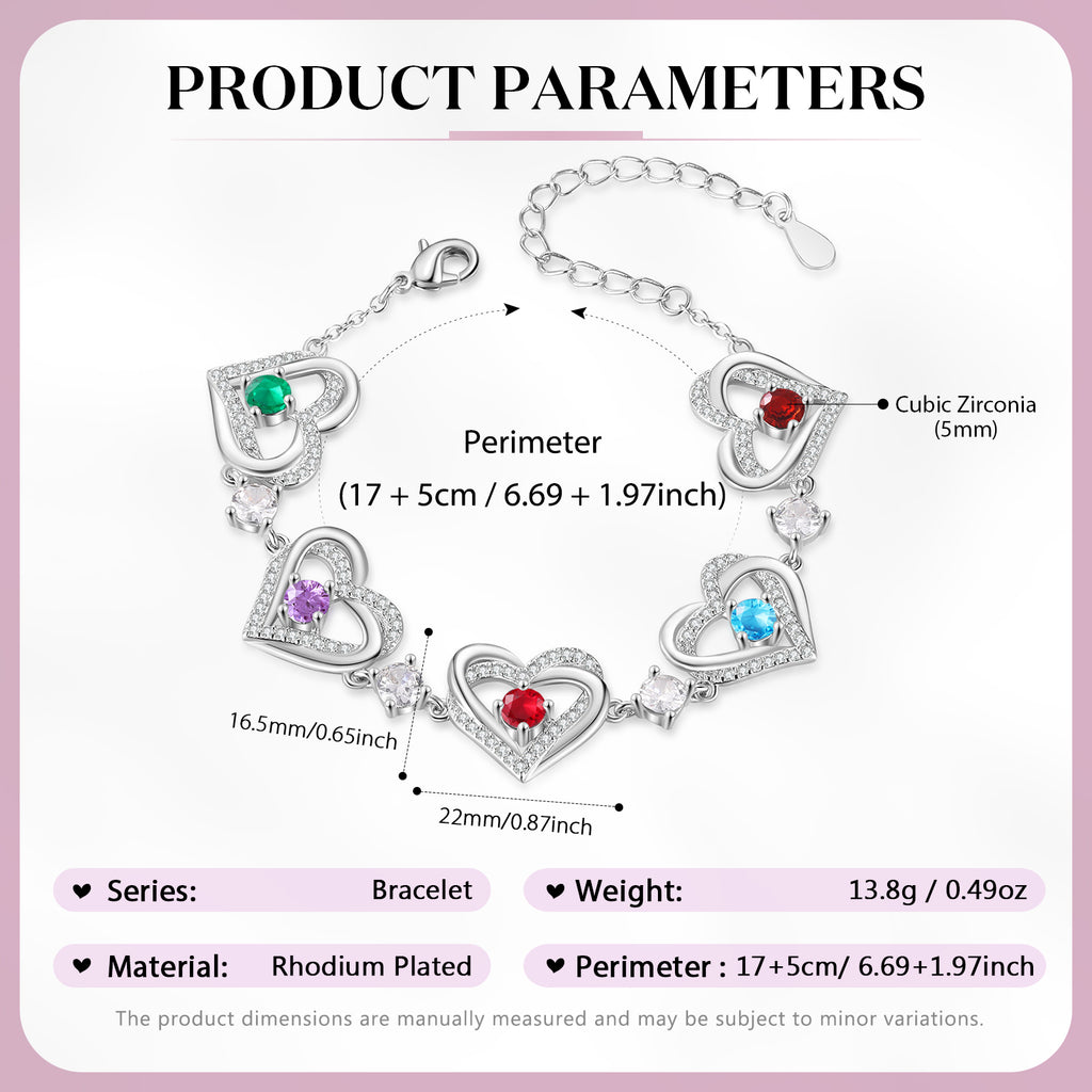 Customer Birthstone Bracelet