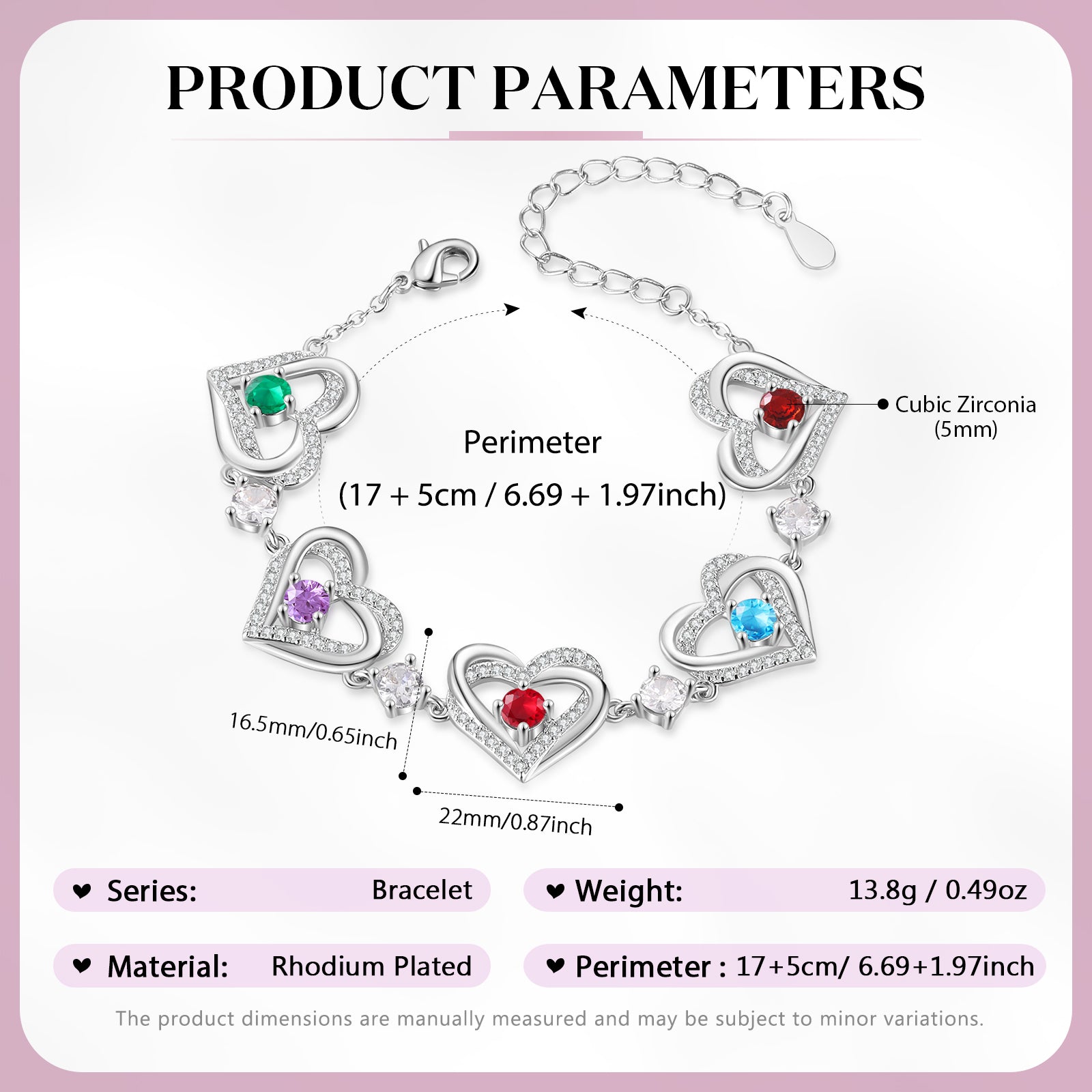 Customer Birthstone Bracelet