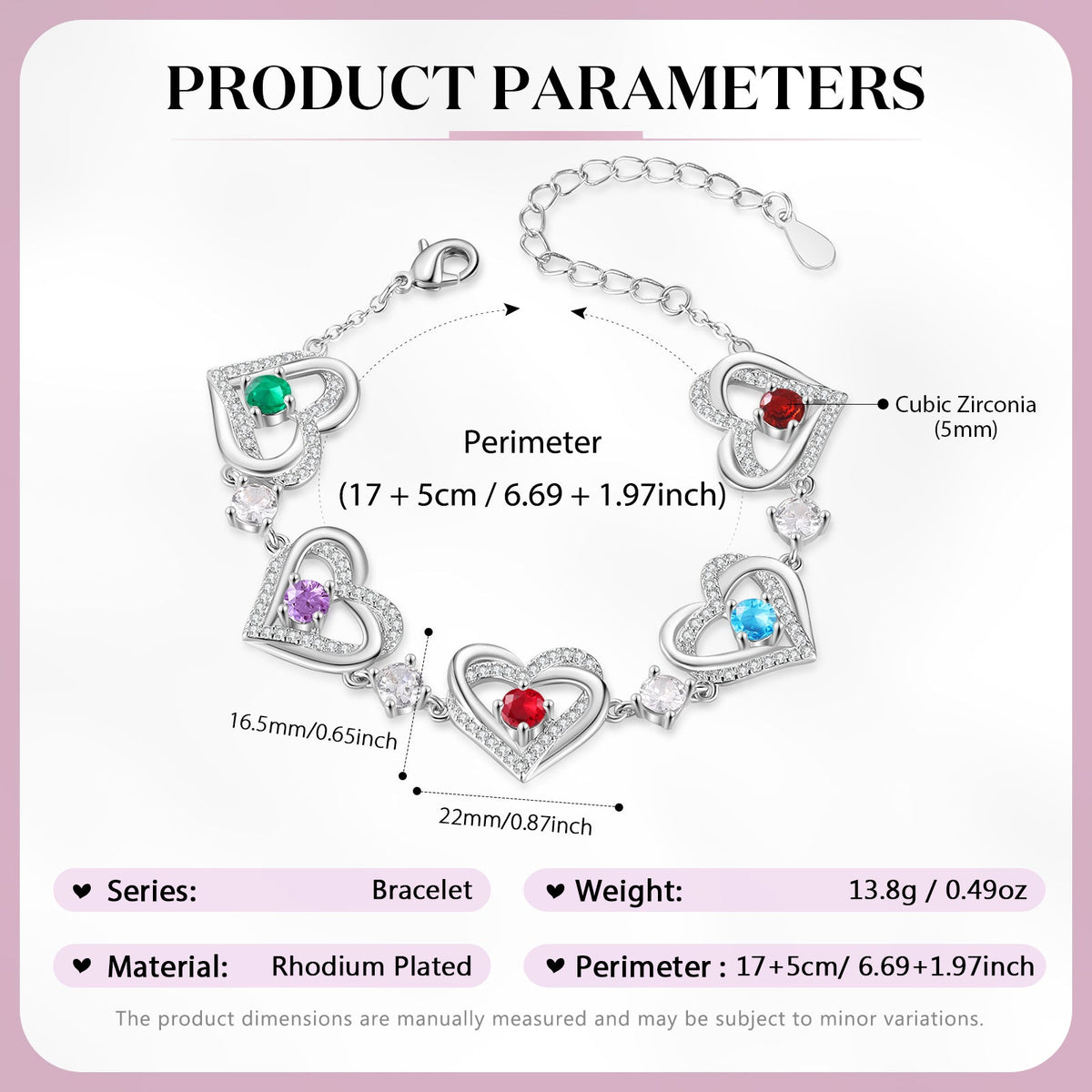 Customer Birthstone Bracelet