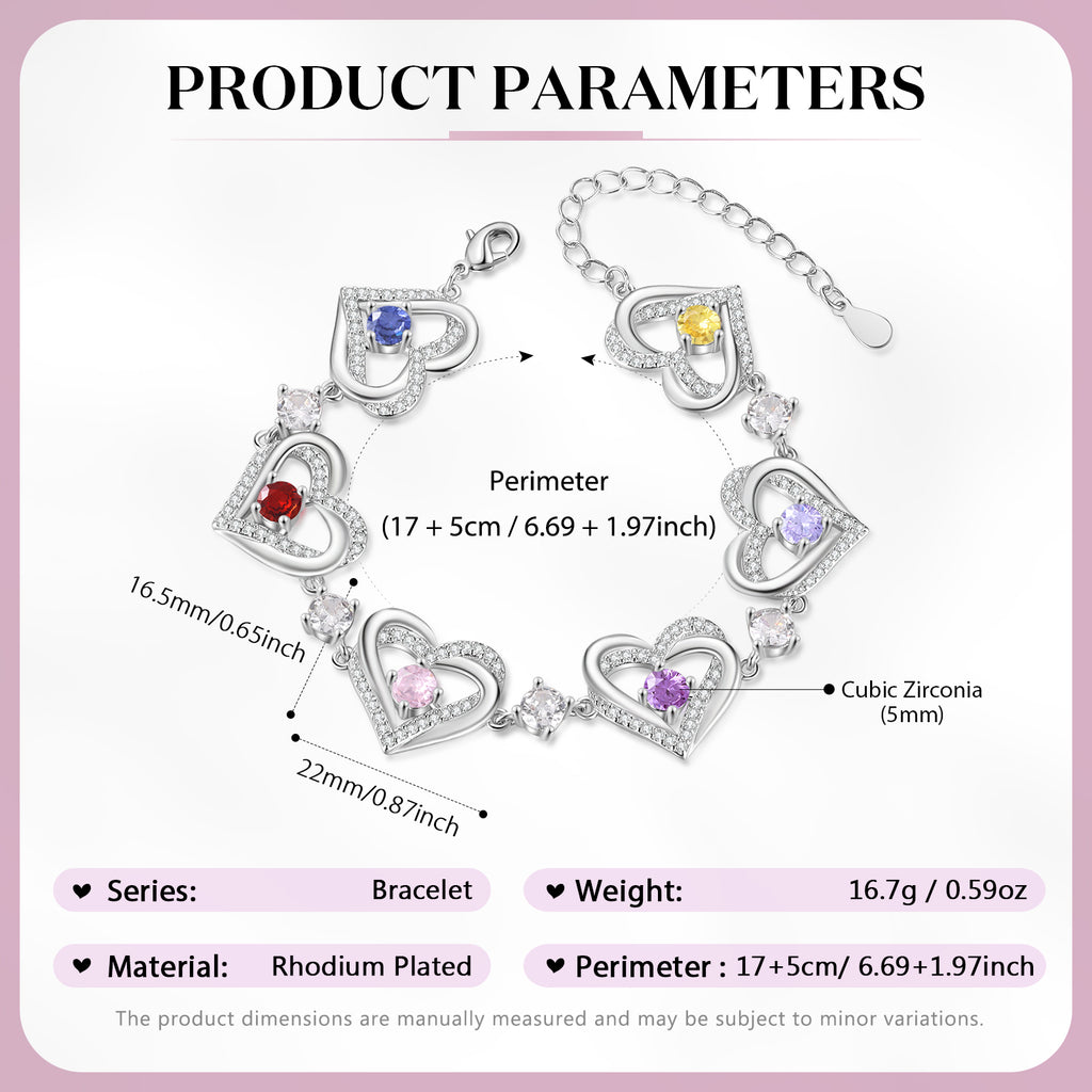 Customer Birthstone Bracelet