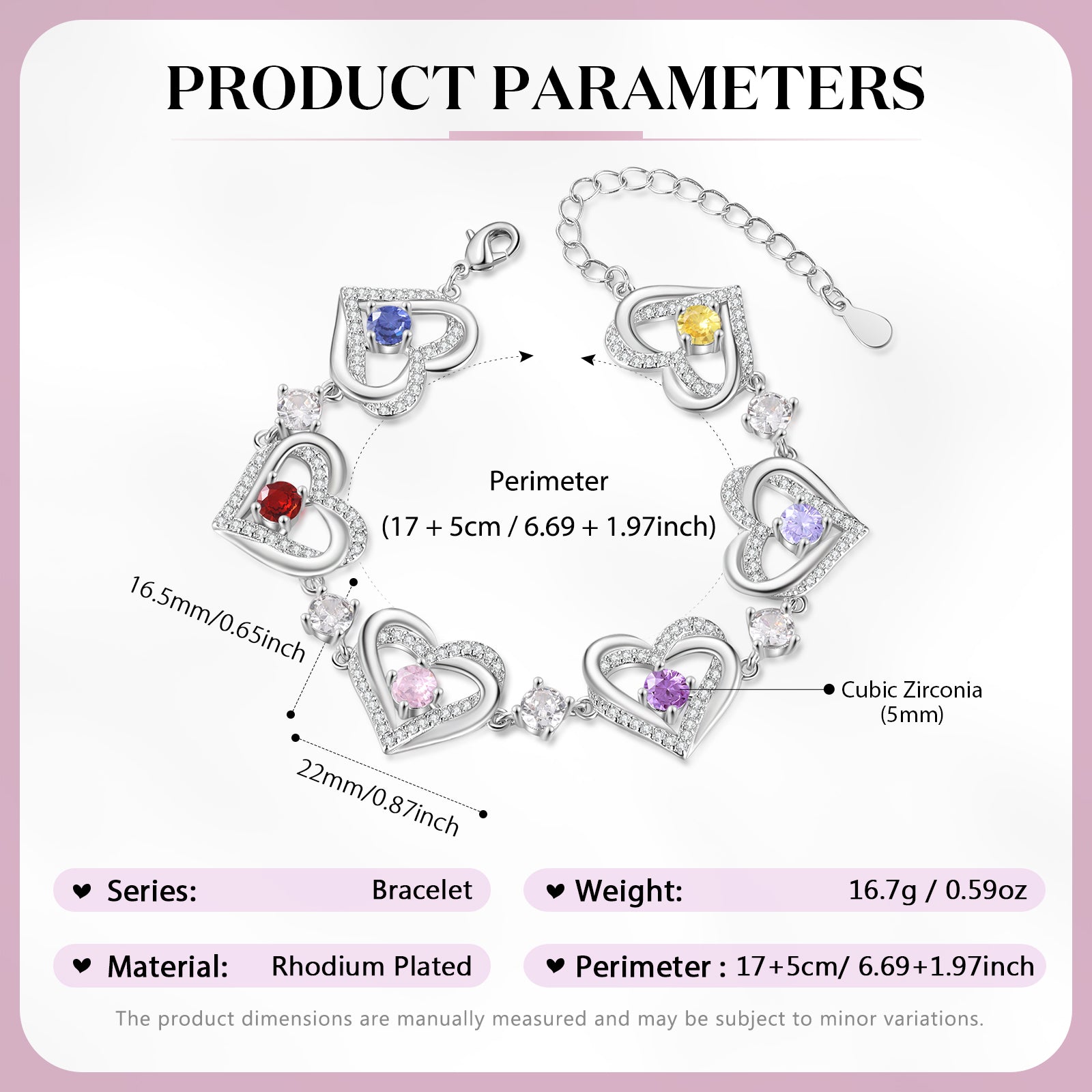 Customer Birthstone Bracelet
