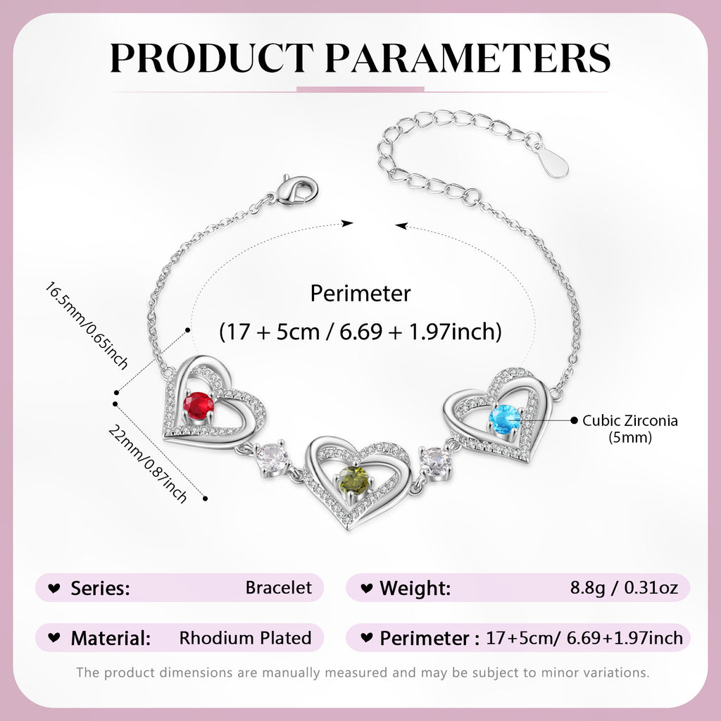 Customer Birthstone Bracelet