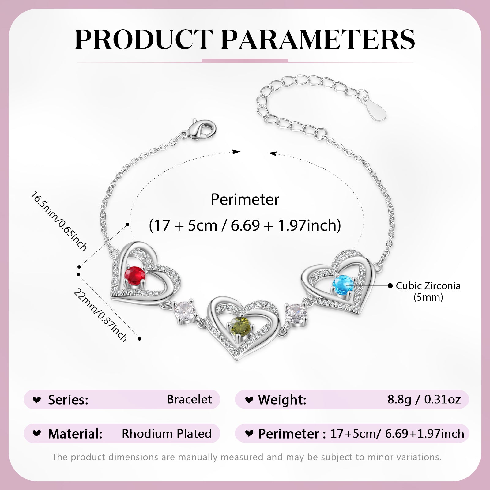 Customer Birthstone Bracelet