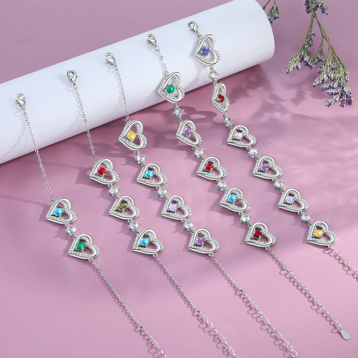 Customer Birthstone Bracelet