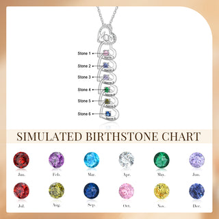 Customer Birthstone Necklace