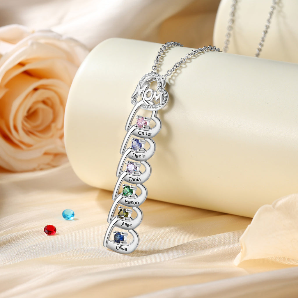 Customer Birthstone Necklace