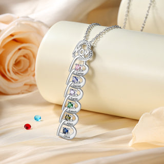 Customer Birthstone Necklace