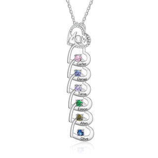 Customer Birthstone Necklace