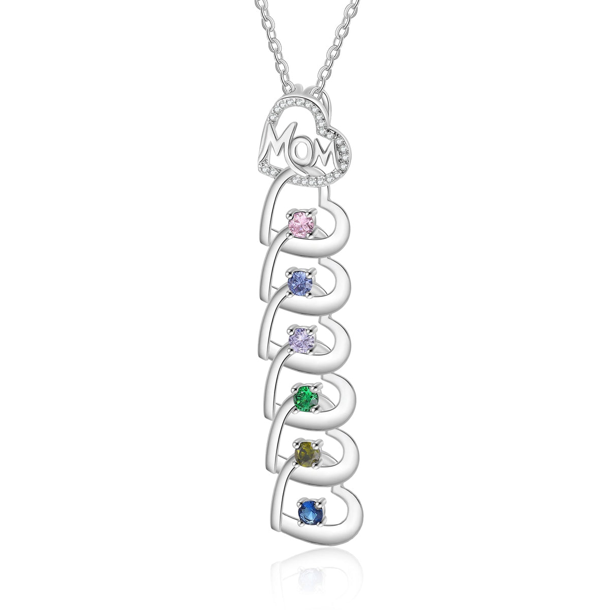 Customer Birthstone Necklace