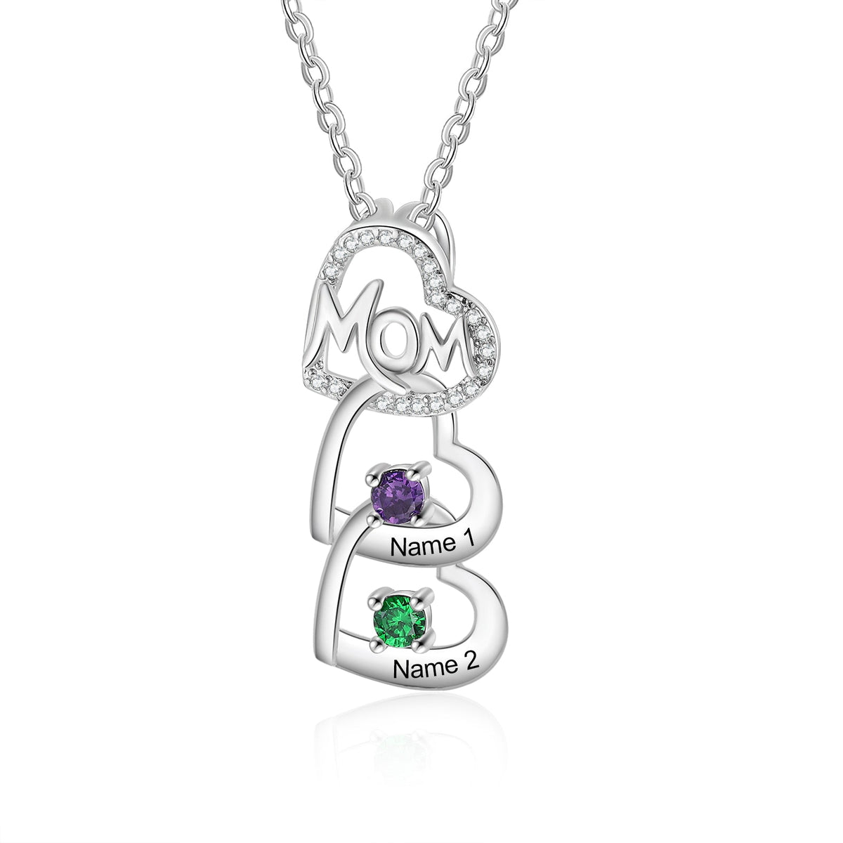 Customer Birthstone Necklace