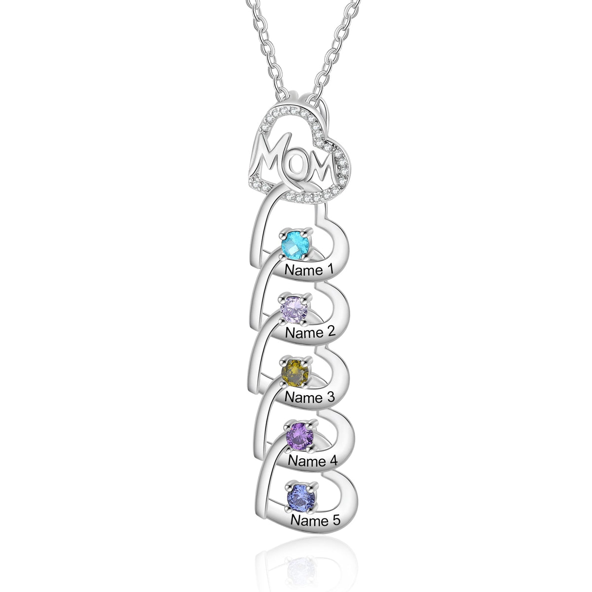 Customer Birthstone Necklace