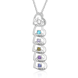 Customer Birthstone Necklace
