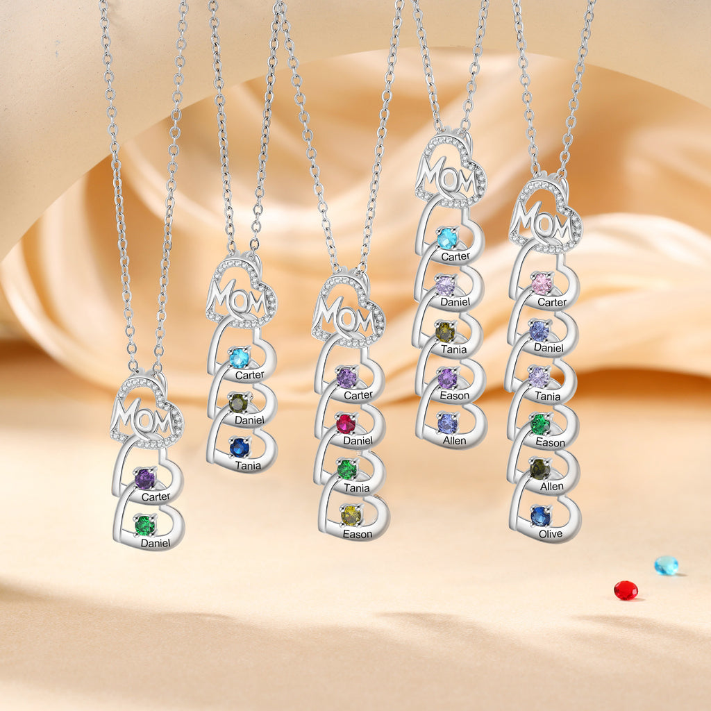 Customer Birthstone Necklace