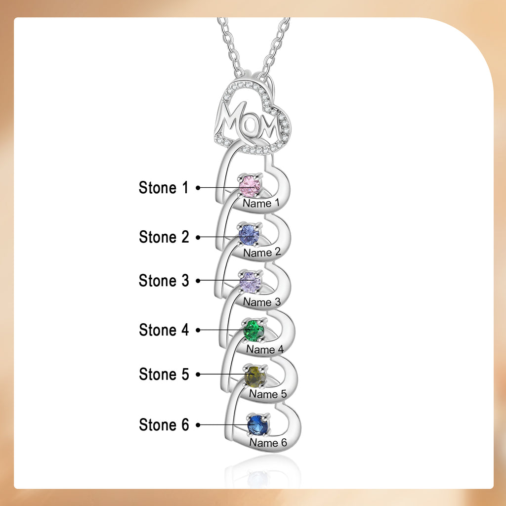 Customer Birthstone Necklace