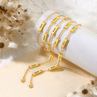 Engraved Name Bracelet